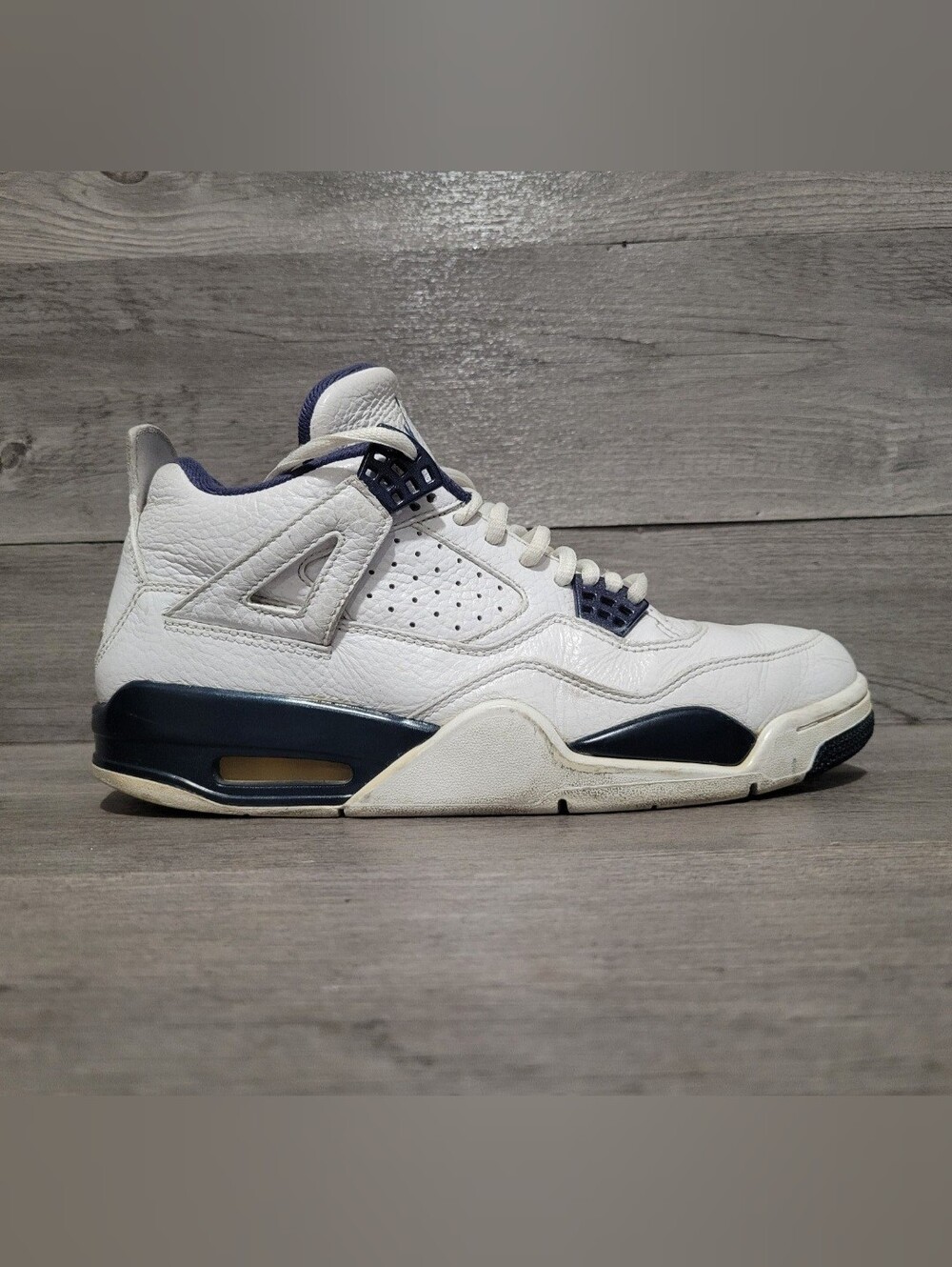 Air Jordan 4 Columbia Retro LS Legend Blue 2015 Size 9 - 314254-107